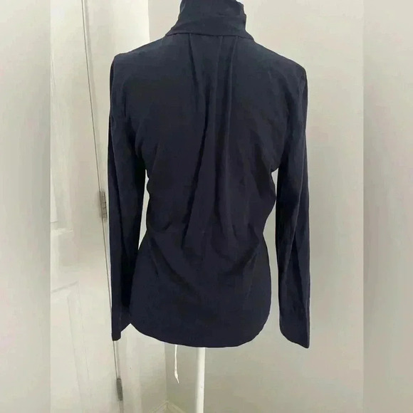TALBOTS - Navy turtle neck long sleeve M - Picture 4 of 7